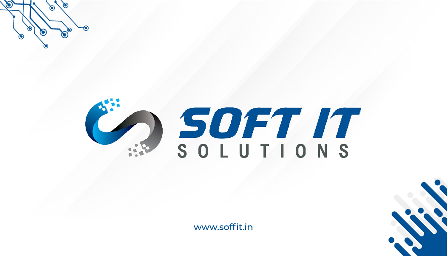 Soft IT Solutions Visiting Card Back